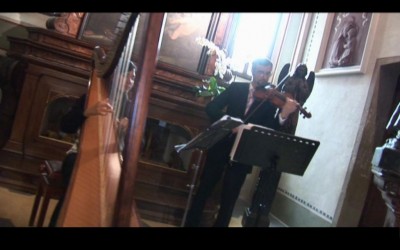 Harp and Violin